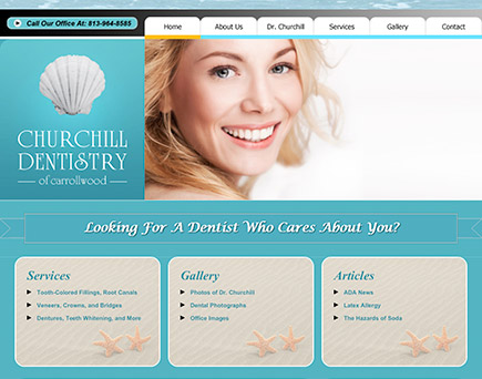 Churchill Dentistry of Carrollwood - Tampa Dentist specializing in General and Cosmetic Dentistry